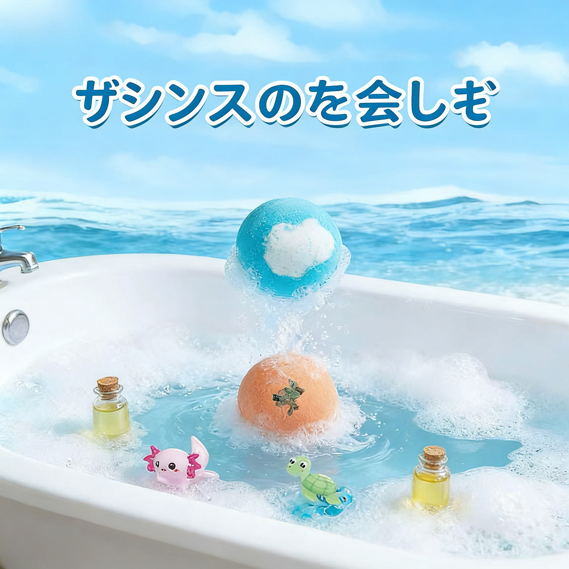 お風呂を魔法の冒険に変えよう
