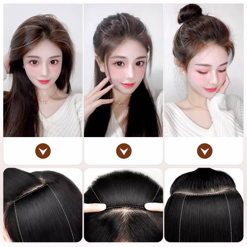 アップグレード版 襟足ウィッグ (ボリュームアップ ヘアピース)