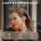 Fashionable Clip-On Wireless Headphones with Handbag