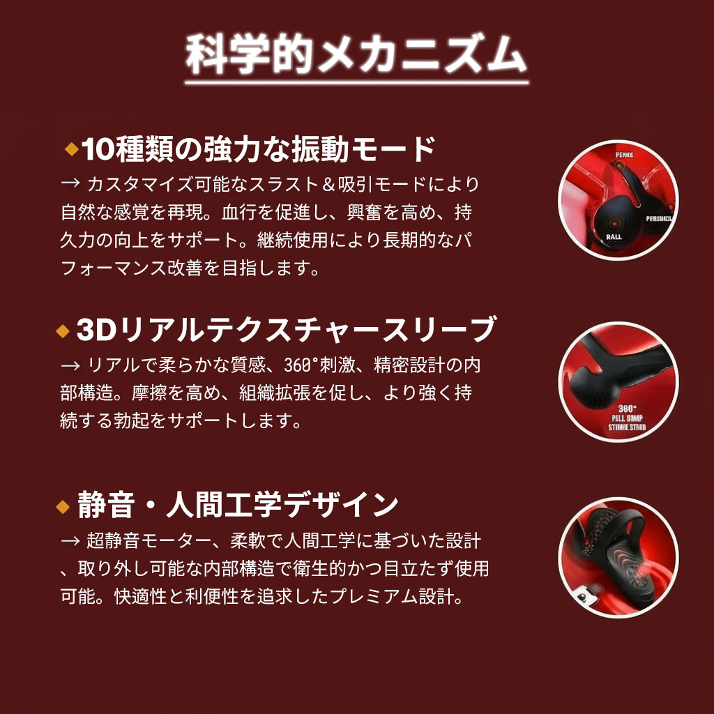 ✅ 代金引換OK！ペニスサイズ感と硬さを向上トレーナー