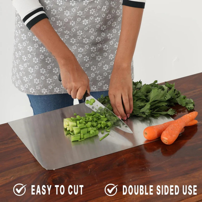 🔥LAST DAY⚡50K+ SOLD!🎁Stainless Steel Countertop Chopping Board